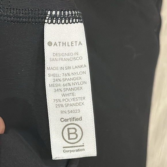 Athleta women’s mesh capri Sz Small - Picture 4 of 5